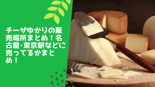 チーザゆかりの販売場所まとめ!名古屋・東京駅などに売ってるかまとめ!