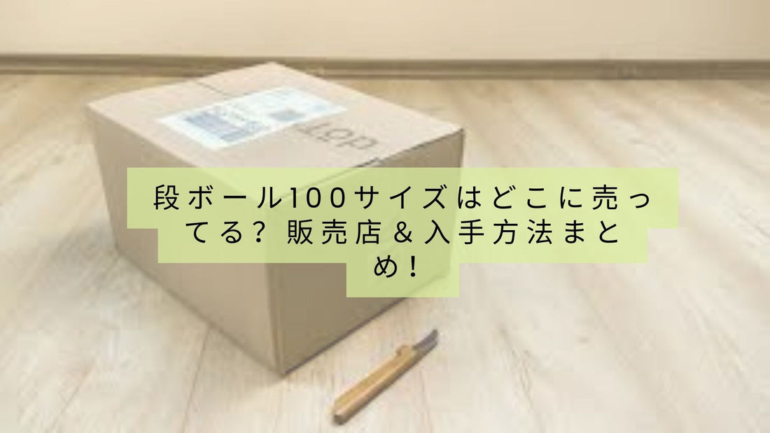 段ボール100サイズはどこに売ってる?