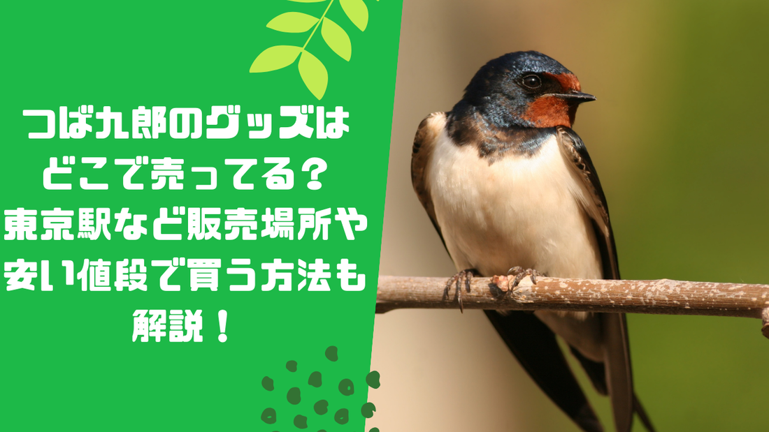 つば九郎のグッズはどこで売ってる？東京駅など販売場所や安い値段で買う方法も解説！